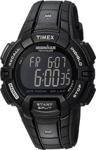 Timex T5k793 Men&#39;s Ironman Rugged 30 Full Size Black Resin Strap Watch - £47.47 GBP