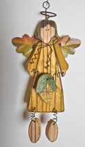 Harvest Angel Wood and Wire &quot;Fall&quot; 9&quot; Autumn Thanksgiving - £11.87 GBP