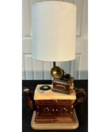 Vintage World Bazaar Record Player Teapot Lamp - $1,787.08 MXN