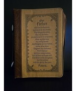 Christian Arts Gift Bible Cover Lords Prayer Our Father Two Toned Faux L... - $459.19 MXN