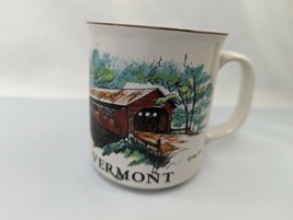 Vermont Coffee Cup Mug Bridge 1986 GMS - $8.95