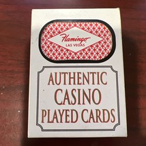 Flamingo Hilton Casino Playing Cards Used Red Deck - Las Vegas - £4.98 GBP