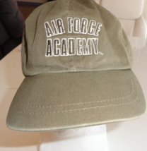 USAF USAFA U.S AIR FORCE ACADEMY ADJUSTABLE OD GREEN CAP ONE SIZE FITS ALL - £12.02 GBP