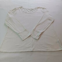 Ana A New Apparel RN#93677 Women&#39;s White Cotton Blend T-Shirt Long Sleev... - $7.61