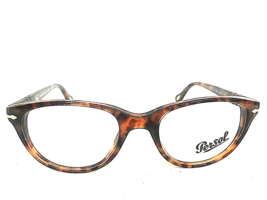 New Persol 3036-V 108 Caffe 50mm Men&#39;s Women&#39;s Unisex Tortoise Eyeglasses Frame - £152.36 GBP