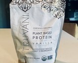 Truvani Plant Based Vanilla Protein Powder, 20.9oz  20 Serv Organic ex 2025 - $35.52