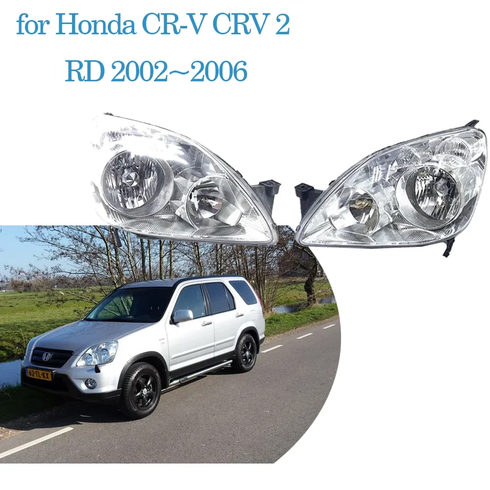 Car Headlights Assembly for Honda CR-V CRV 2 RD 2002~2006 2003 2004 2005 Fog - £280.68 GBP+