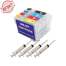 Refillable Ink Cartridge 222 222XL 503 503XL None Chip For Epson XP-5200 WF-2960 - £14.12 GBP+