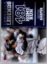 2018 Topps Longball Legends LL-27 Bryce Harper  Washington Nationals - £2.35 GBP