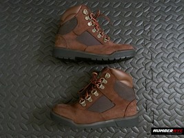 Timberland 44792 Brown Nubuck Six D Ring Active Little Boys Field Boots ... - $54.44