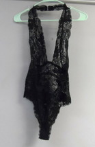 Adore Me Women&#39;s Lingerie Lace Mesh Bodysuit 62969 Black Size 0X - £11.38 GBP