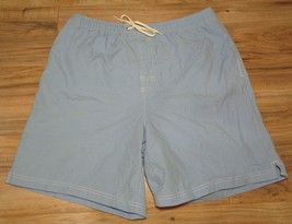 Roundtree &amp; Yorke Size Medium Light Blue New Men&#39;s Swim Trunks Board Shorts - £46.74 GBP