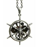 Ebros Gift Steampunk Naval Battleship Helm Necklace Alloy Pendant Jewelry - €16,73 EUR