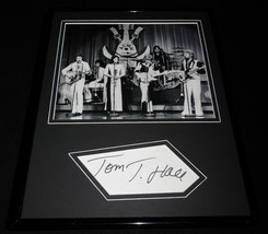 Tom T Hall Signed Framed 11x14 Photo Display w/ Donna Fargo - £54.57 GBP