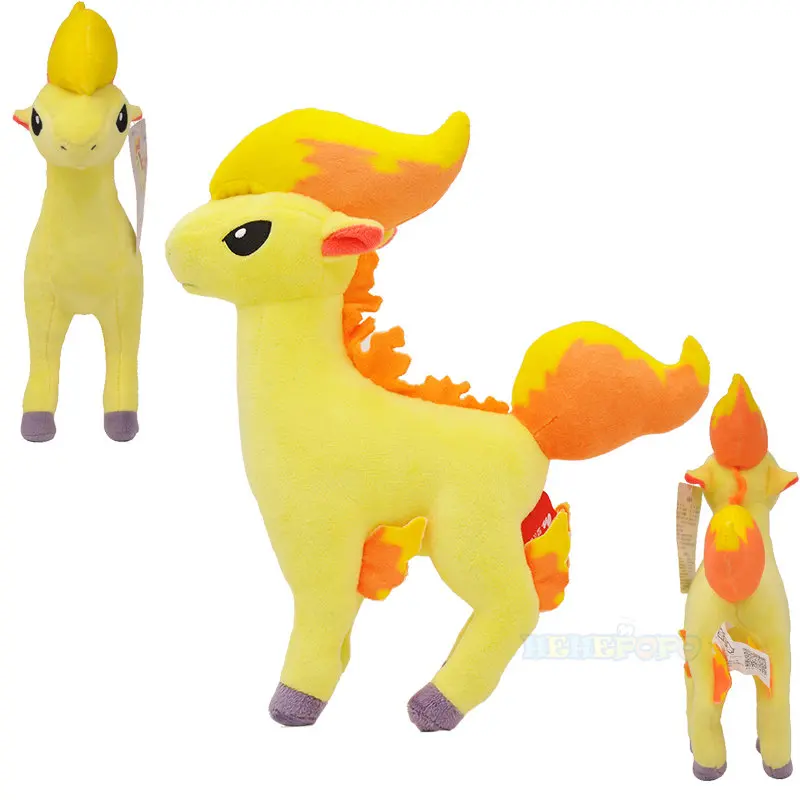 Ponyta Pokemon Plush Chespin Bulbasaur Cubone Eevee Snorlax Kids Gift Pokemon - £17.73 GBP