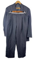 Ralph Lauren Suit Size 43 Regular Mens Charcoal Gray Subtle Plaid Jacket... - $55.74