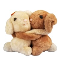 Hugging Plush Rabbit Bunny Bunnies R Dakin 1978 Stuffed Animal Toy Vintage 70s - £19.86 GBP