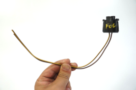 audi bmw fog light foglight lamp bulb wiring connector pigtail 6907388 - $18.87