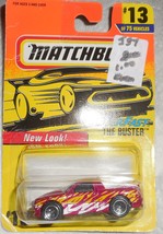 Matchbox 1997 "The Buster" Super Fast #13 Mint Car On Sealed Card - $3.00