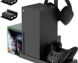 Vertical Stand Cooling Fan For Xbox Series X By Fastsnail With 2 Pack 14... - $60.98