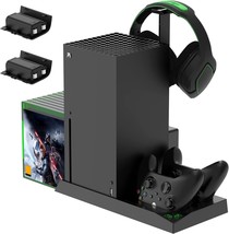 Vertical Stand Cooling Fan For Xbox Series X By Fastsnail With 2 Pack 1400Mah - £47.70 GBP
