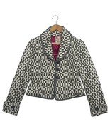 Tulle Anthropologie Jacket Womens Extra Small Gray White Checkered Coat ... - $728.75 MXN