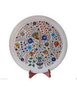 Marble Plate Inlay Work Stone Pietra Dura Handmade Home Decor & Gift - €234,55 EUR
