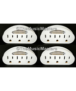 4X Sensor LED Light 3 Outlet Wall Plug Power Tap 3-Way Electric Adapter ... - £13.07 GBP
