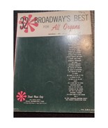 32 of Broadways Best for Organ Songbook 1962 songs Music Man Vintage - €8,45 EUR