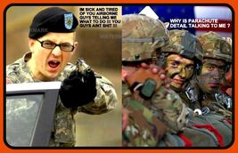 DIRTY NASTY LEG VS THE MIGHTY AIRBORNE MOTIVATION PHOTO PRINT - $4.84+