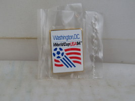 1994 World Cup Pin - Match Location Washington DC with Logo - Metal Pin - £11.94 GBP