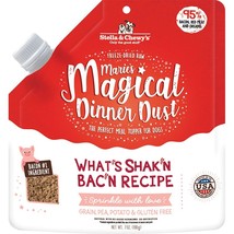 Stella And Chewys Dog Freeze-Dried Marie Magical Dinner Dust Bacon 7oz. - £36.23 GBP