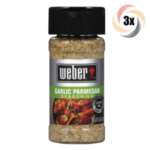 3x Shakers Weber Garlic Parmesan Flavor Seasoning | 2.6oz | Gluten &amp; MSG Free - $18.37