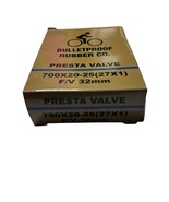 Bulletproof Rubber Co. 700x20-25 (27 x 1) 32MM BICYCLE BIKE TUBE New NIB - $177.66 MXN