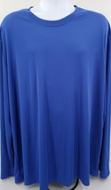 Hanes Cooler Men&#39;s Blue 3XL Long Sleeve Athletic Training Shirt - £16.68 GBP