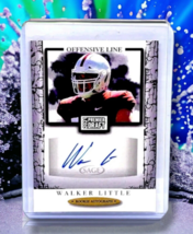 2021 SAGE Hit Premier Draft Autographs Black #A88 Walker Little RC Rookie AUTO - £5.02 GBP