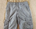Lot of 2 Union Bay 100% Cotton Cargo Shorts, Brown/Gray, Men&#39;s Size 33 - $23.74