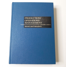 Production Operations Management by Moore &amp; Hendrick 7th Ed 1977 - £7.74 GBP