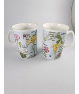 Rose of England Multicolored FLORAL Fine Bone China Coffee Tea Cups Mugs... - £20.42 GBP