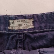 Free People FP Women's Blue Shorts Size W24 (28×4) image 3