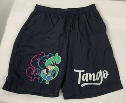 Vintage Monopoly Shorts Swim Trunk Beach Drawstring 2002 Hasbro Tango Large - £27.52 GBP