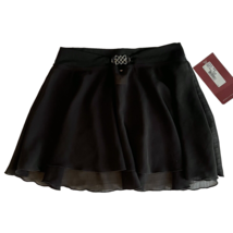 Girls Mirella Swirl Buckle Skirt Black Small (4-6) New with Tags - €8,13 EUR