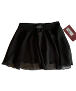 Girls Mirella Swirl Buckle Skirt Black Small (4-6) New with Tags - $172.69 MXN