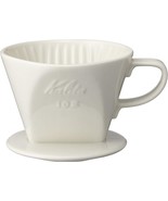 Kalita - 2001 Kalita 102 Ceramic Dripper Coffee Dipper, white - €17,96 EUR