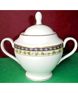 Gorham Grand Tapestry Sugar Bowl W/Lid Gold Trim USA New No Box - $47.40 CAD