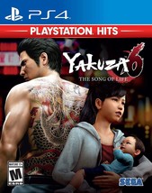 Yakuza 6: The Song of Life Standard Edition Sony PlayStation 4 [PS4] NEW - £44.09 GBP