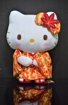 Sanrio Hello Kitty Autumn Leaves Kimono Plushie Height 28 cm Ship Worldwide - £27.30 GBP