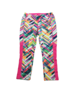 Avia Yoga Pants Capri Leggings XS Multicolored Geometric Mesh Inserts St... - £20.97 GBP