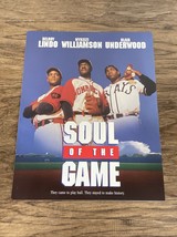 Soul of the Game Original Press Kit Sheet Video Store Promo Delroy Lindo... - $11.18