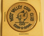 Vintage West Valley Coin Club Wooden Nickel California 1969 - £3.86 GBP